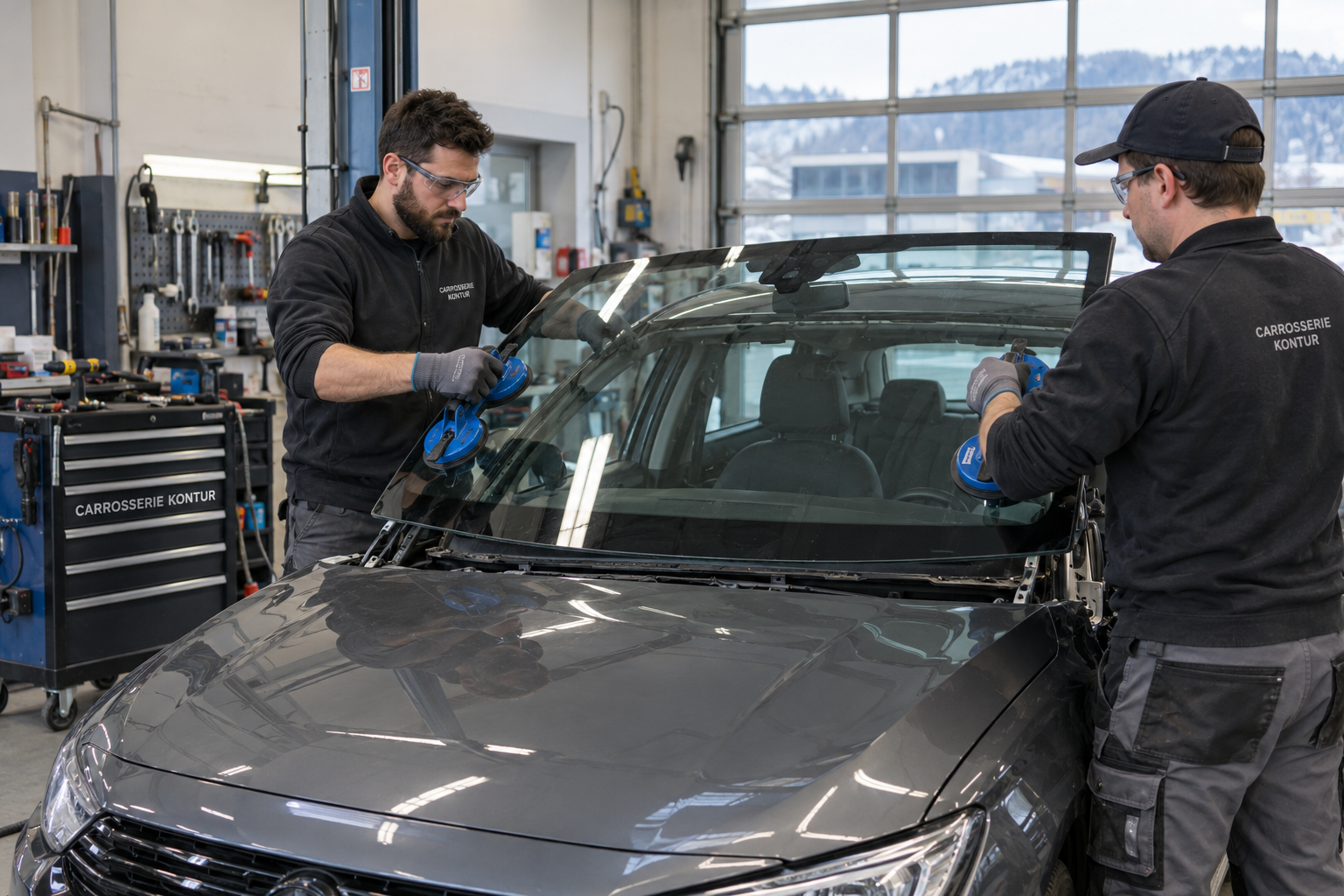 Autoglas fachgerecht bearbeiten