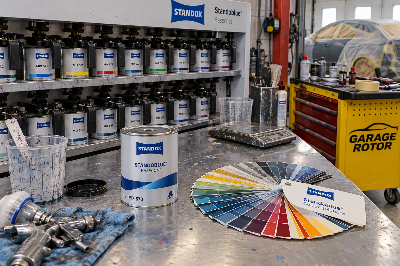 Farbe und Material abstimmen